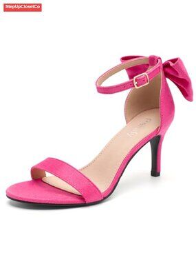 Synthetic Suede Kitten Heel Ankle Strap Sandals Open Toe Wedding Shoes